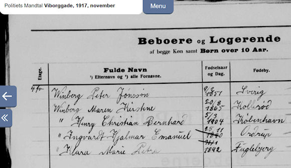 Mandtal 1917 November